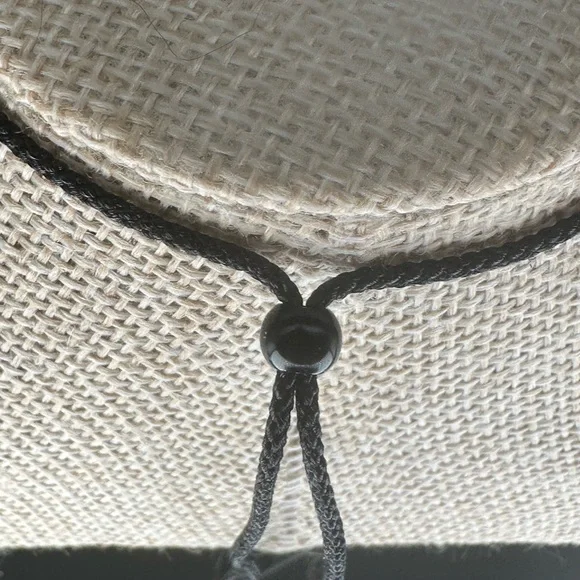 Tai Chi Stone Deer Pendant Necklace, Sterling Silver Accent on Adjustable Rope - Picture 9 of 9